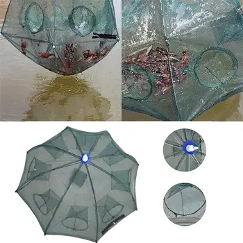 Shrimp Cage Durable Practical 8 Holes Green Folding Fishnet Fishing Boat Fish Line Fishing Cage Crawfish Fishing Net
Shrimp Cage Durable Practical 8 Holes Green Folding Fishnet Fishing Boat Fish Line Fishing Cage Crawfish Fishing Net