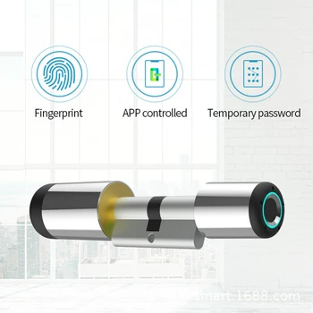 Fingerprint Lock Door Bluetooth Electronic Lock Cylinder Biometric Fingerprint Door Lock Smart Home Security Password Smart Lock
Fingerprint Lock Door Bluetooth Electronic Lock Cylinder Biometric Fingerprint Door Lock Smart Home Security Password Smart Lock