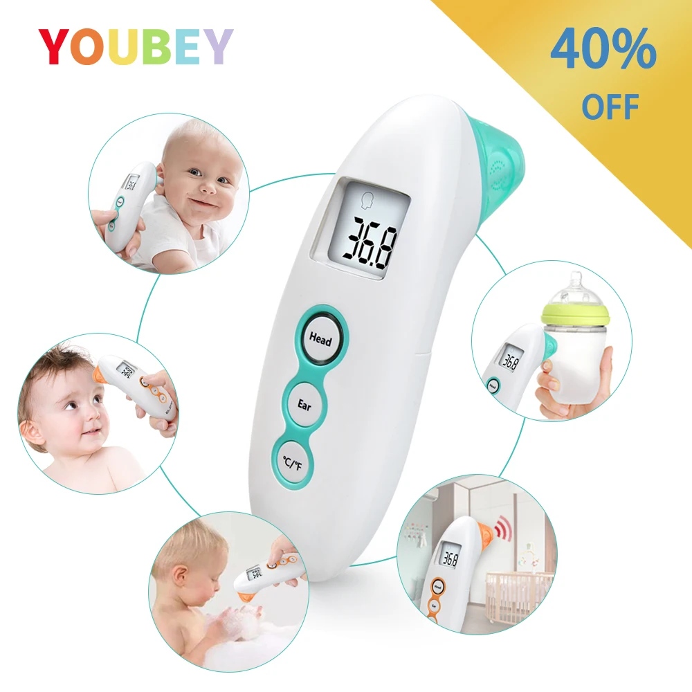 Baby Non-Contact Thermometer Digital Infrared Body Thermometer for Children Forehead Ear Measurement with Fever Alarm Termometro
Baby Non-Contact Thermometer Digital Infrared Body Thermometer for Children Forehead Ear Measurement with Fever Alarm Termometro