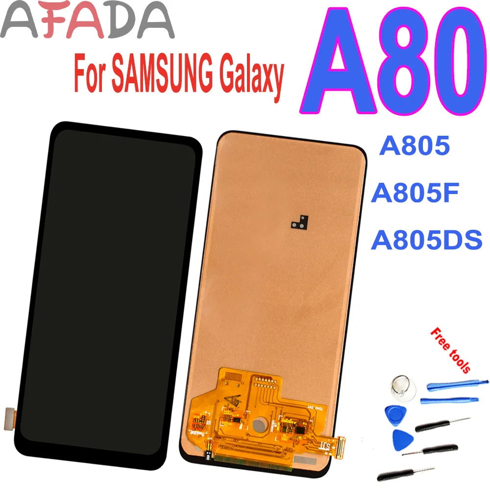 6.7" For Samsung A80 A805 A805F A805DS LCD screen display touch assembly A805 LCD Display Touch Screen Assembly Replacements
6.7" For Samsung A80 A805 A805F A805DS LCD screen display touch assembly A805 LCD Display Touch Screen Assembly Replacements