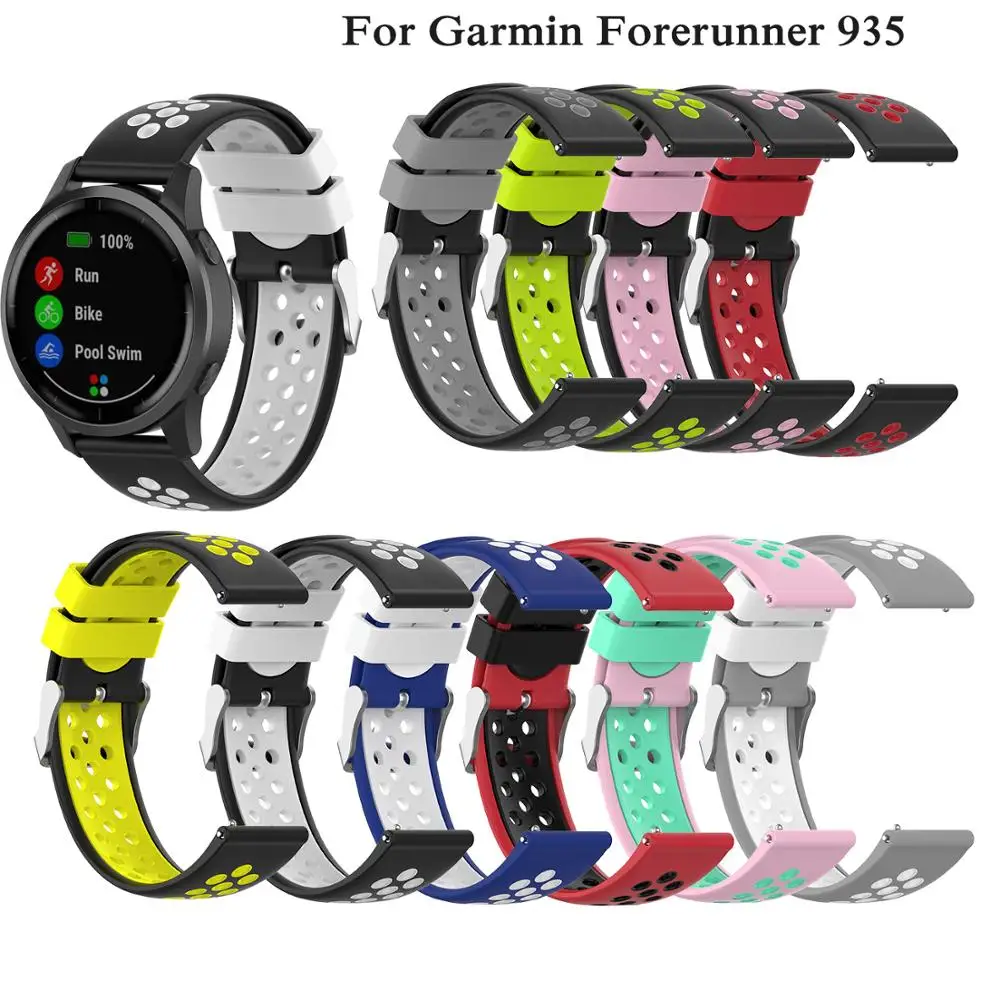 22mm silicone Bracelet WatchBand For Garmin Forerunner 935 smart Sport Watch Strap watchband accessorie replace replacement band
22mm silicone Bracelet WatchBand For Garmin Forerunner 935 smart Sport Watch Strap watchband accessorie replace replacement band