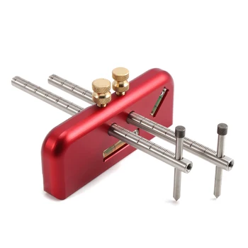 Adjustable DIY Carpentry Scriber Double Headed Scribe Blade Woodworking Double-Line Marking Gauge Ruler Tools For Carpenters
Adjustable DIY Carpentry Scriber Double Headed Scribe Blade Woodworking Double-Line Marking Gauge Ruler Tools For Carpenters