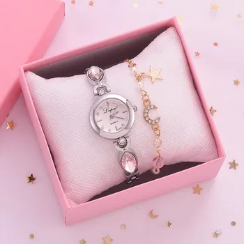 1 set Women Watch European Style Quartz Movement Small Exquisite Waterproof Stainless Steel Mesh Ladies Watch Zegarek Damski
1 set Women Watch European Style Quartz Movement Small Exquisite Waterproof Stainless Steel Mesh Ladies Watch Zegarek Damski