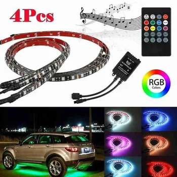 Car Interior Atmosphere Light Strip 5050 RGB Led Super Bright Chassis Decorative Lamp Waterproof Music Control Led Strip Lights 
Car Interior Atmosphere Light Strip 5050 RGB Led Super Bright Chassis Decorative Lamp Waterproof Music Control Led Strip Lights