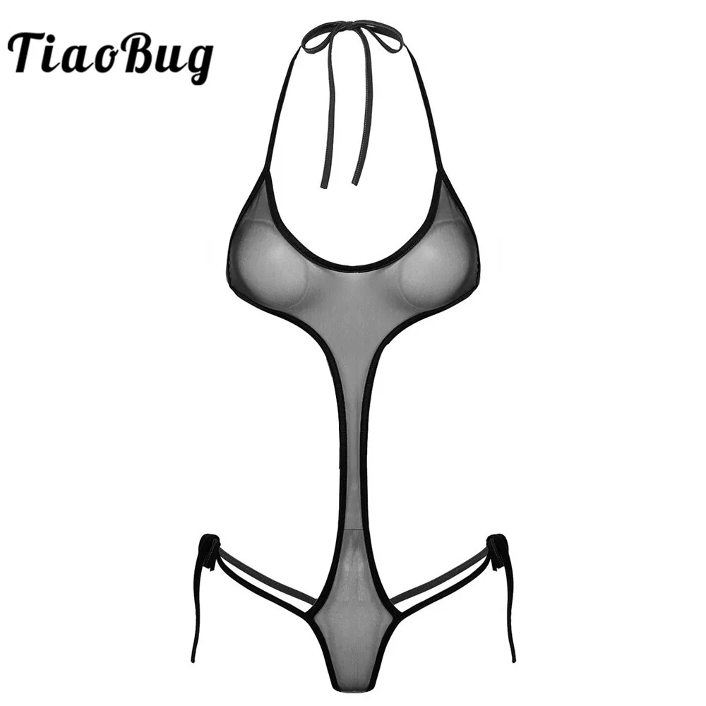 Сексуальное женское Эротическое белье TiaoBug прозрачное прозрачный сетчатый