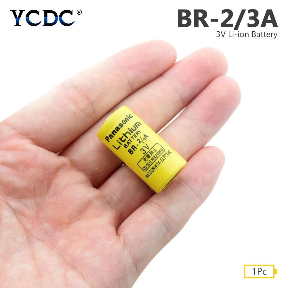 YCDC 1200MAH battery for fan control BR-2 / 3A 3V CR17335 lithium battery BR2 / 3AE2P Replacement
YCDC 1200MAH battery for fan control BR-2 / 3A 3V CR17335 lithium battery BR2 / 3AE2P Replacement