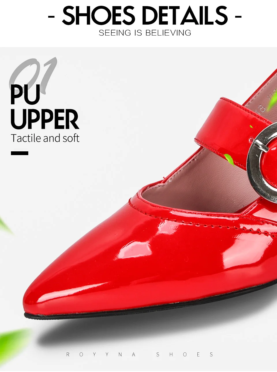 ROYYNA 2019 New Designers Oxford Casual Classic Shoes Women Pointed Toe Smooth Bright Dress Shoes Ladies Buckle Patent Pumps ROYYNA 2019 New Designers Oxford Casual Classic Shoes Women Pointed Toe Smooth Bright Dress Shoes Ladies Buckle Patent Pumps