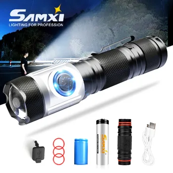 4 XPG High Light LED Torch Multifunctional Tactical Flashlight USB Rechargeable With 18650 18350 Battery LED Lantern
4 XPG High Light LED Torch Multifunctional Tactical Flashlight USB Rechargeable With 18650 18350 Battery LED Lantern