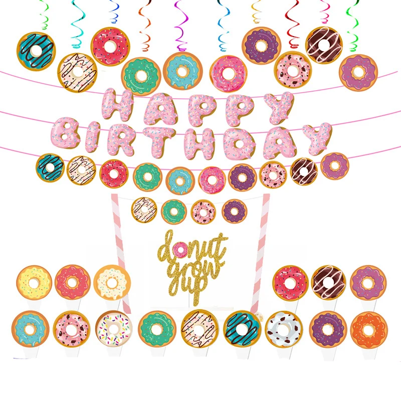 Paper Donut Grow UP Cake Toppers Glitter Gold Two Sweet Cupcake Topper Happy Birthday Pull Flower Flag Banner Spiral Hanging D
Paper Donut Grow UP Cake Toppers Glitter Gold Two Sweet Cupcake Topper Happy Birthday Pull Flower Flag Banner Spiral Hanging D