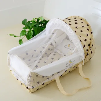 Longer Newborn Protable Baby Crib with Mosquito Net Carseat Baby Bassinet Baby Nursery 0-18month
Longer Newborn Protable Baby Crib with Mosquito Net Carseat Baby Bassinet Baby Nursery 0-18month