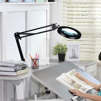 LED Magnifying Lamp with Clamp,Dimmable Daylight Bright Magnifying Glass with Light, 3 Color Modes, Swivel Arm Magnifier Lighted
LED Magnifying Lamp with Clamp,Dimmable Daylight Bright Magnifying Glass with Light, 3 Color Modes, Swivel Arm Magnifier Lighted