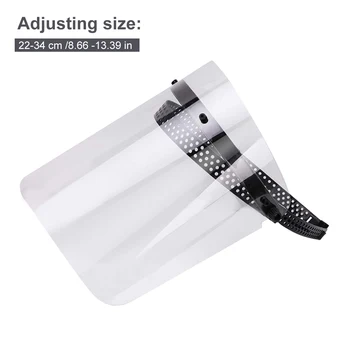 Protective Full Face Mask Anti-UV Clear Safety Transparent Anti Splash Shield Visor Workplace Protection Supplies Anti-Shock
Protective Full Face Mask Anti-UV Clear Safety Transparent Anti Splash Shield Visor Workplace Protection Supplies Anti-Shock