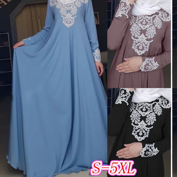 Christian Arabian lace patchwork gown dress women Loose Solid Full Regular sleeve Embroidery Floor-Length Natural O-Neck
Christian Arabian lace patchwork gown dress women Loose Solid Full Regular sleeve Embroidery Floor-Length Natural O-Neck