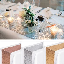 1pcs Sparkly Rose Gold Sequin Table Runners For Weddings Party Christmas Cloth Decor Chemin De Mariage
1pcs Sparkly Rose Gold Sequin Table Runners For Weddings Party Christmas Cloth Decor Chemin De Mariage
