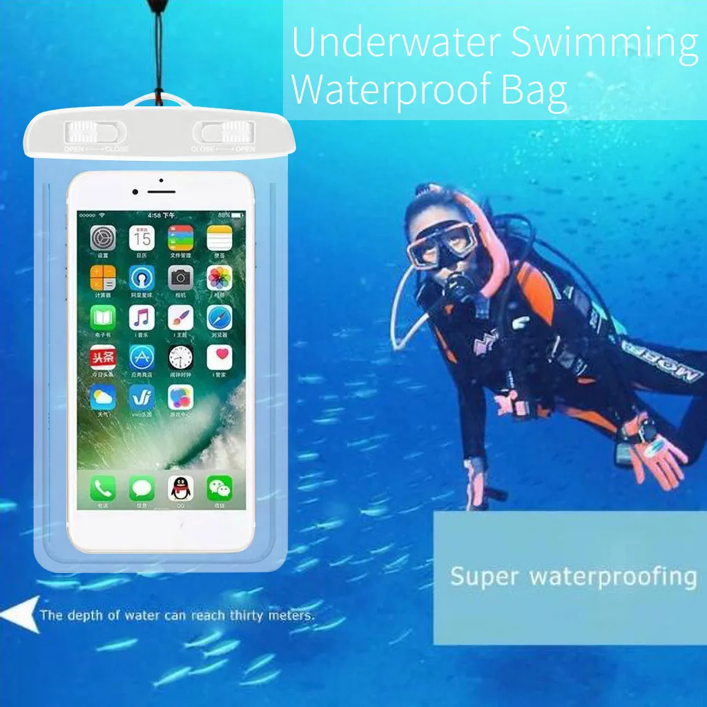 Waterproof Bag Case For IPhone 11pro MAX For Universal 6.5 Inch Phone Cover Protective Shell For Swimming Diving Protector 19Sep
Waterproof Bag Case For IPhone 11pro MAX For Universal 6.5 Inch Phone Cover Protective Shell For Swimming Diving Protector 19Sep