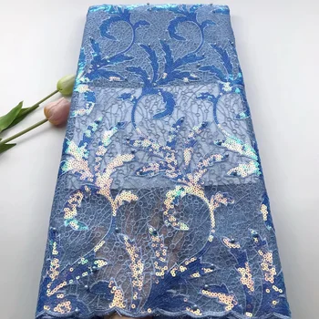 (5yards/lot) high quality African French net lace fabric skyblue tulle lace fabric with sequins embroidery and beads for FH002
(5yards/lot) high quality African French net lace fabric skyblue tulle lace fabric with sequins embroidery and beads for FH002
