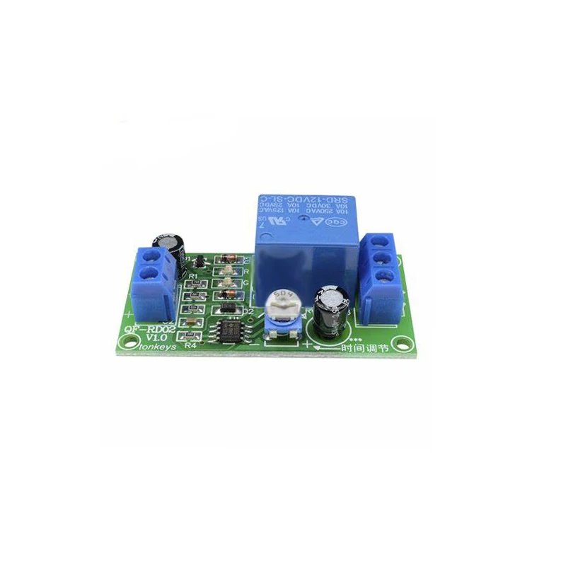 NE555 12V Time Delay Relay DC 12 V Conduction Trigger Timing Delay Relays Timer Switch Pulse Generation Adjustable Relay Module
NE555 12V Time Delay Relay DC 12 V Conduction Trigger Timing Delay Relays Timer Switch Pulse Generation Adjustable Relay Module