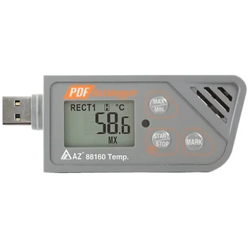 AZ88160 Temperature USB Data Logger EN12830 and RoHS Compliance,Plug & Play Temperature Data Logger with USB 2.0 Connector.
AZ88160 Temperature USB Data Logger EN12830 and RoHS Compliance,Plug & Play Temperature Data Logger with USB 2.0 Connector.