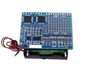 SMT SMD Component Welding Practice Board Soldering DIY Kit Resitor Diode Transistor By start Learning Electronic
SMT SMD Component Welding Practice Board Soldering DIY Kit Resitor Diode Transistor By start Learning Electronic