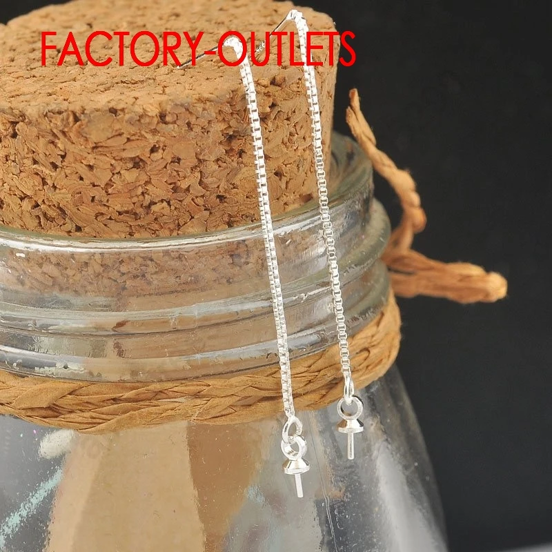 10Pcs 925 Sterling Silver Fashion Jewelry Earrings Threads Earrings Findings Box Chain &Beads Cap Pin Korean Earrings 58MM
10Pcs 925 Sterling Silver Fashion Jewelry Earrings Threads Earrings Findings Box Chain &Beads Cap Pin Korean Earrings 58MM