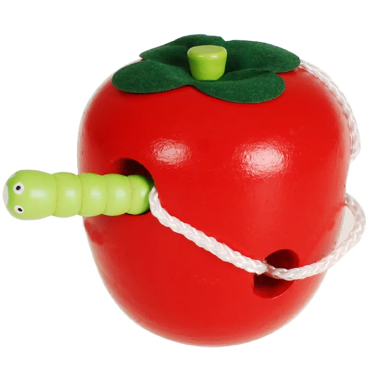 Montessori Early Childhood Eat Apple Hands-on Teaching Aids Children'S Educational Toy Baby Threading Toy Wooden (Large Size)
Montessori Early Childhood Eat Apple Hands-on Teaching Aids Children'S Educational Toy Baby Threading Toy Wooden (Large Size)