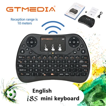 GTMEDIA i8S PLUS Backlit 2.4G Wireless Keyboard 3 Colors Air Mouse English Version Touchpad Handheld For TV BOX PC X96 GTC G1
GTMEDIA i8S PLUS Backlit 2.4G Wireless Keyboard 3 Colors Air Mouse English Version Touchpad Handheld For TV BOX PC X96 GTC G1