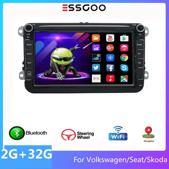 Essgoo 2G+32G 2 Din Android 9.1 Autoradio GPS Car Radio Bluetooth 8'' Car Multimedia Player For Volkswagen Polo VW Seat Skoda
Essgoo 2G+32G 2 Din Android 9.1 Autoradio GPS Car Radio Bluetooth 8'' Car Multimedia Player For Volkswagen Polo VW Seat Skoda