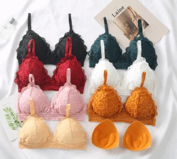 Linbaiway 3/4 Triangle Cup Bralette Seamless Deep V Lace Bras for Women Push up Bras Backless Bralette Sexy Lingerie Brassiere
Linbaiway 3/4 Triangle Cup Bralette Seamless Deep V Lace Bras for Women Push up Bras Backless Bralette Sexy Lingerie Brassiere