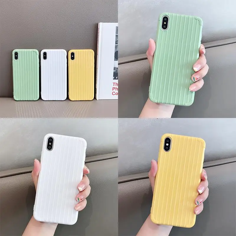 Candy Color Phone Cover For iPhone 6 6S 7 8 Plus Coque Fashion Luggage Case For iPhone X XS Max XR 9 10 Case Soft Silicone Shell
Candy Color Phone Cover For iPhone 6 6S 7 8 Plus Coque Fashion Luggage Case For iPhone X XS Max XR 9 10 Case Soft Silicone Shell