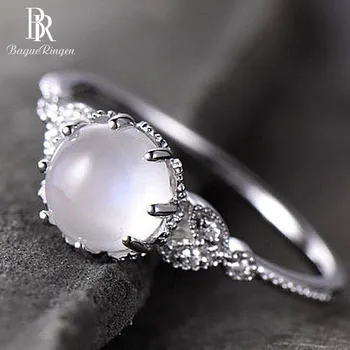 Bague Ringen Hot-selling Women's Silver 925 Jewelry Engagement Ring Moonstone 18K Rose Gold Gift For Valentine Anniversary
Bague Ringen Hot-selling Women's Silver 925 Jewelry Engagement Ring Moonstone 18K Rose Gold Gift For Valentine Anniversary