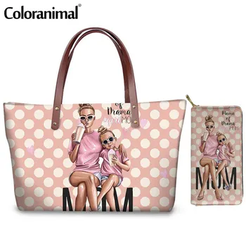 Coloranimal Fashion Women Shoulder Tote Bag Cartoon Super mom Girl Design Hand bag Set Portable and Foldable Shopping Bag
Coloranimal Fashion Women Shoulder Tote Bag Cartoon Super mom Girl Design Hand bag Set Portable and Foldable Shopping Bag