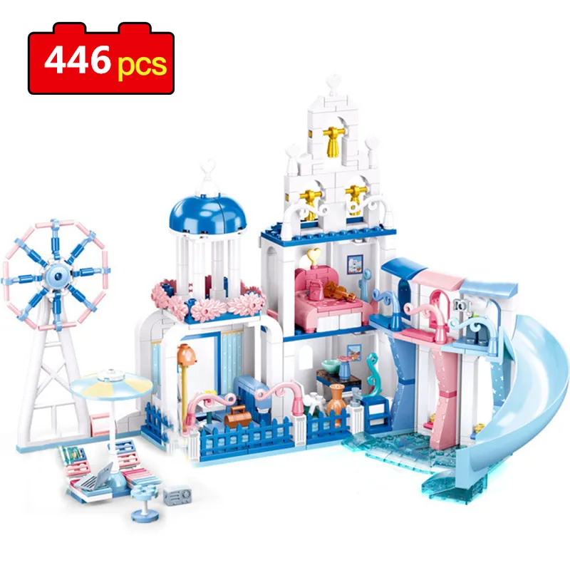 446Pcs Villa Modular Building Blocks Friends For Girls House Summer Fun Water Park Friendship Figures DIY Bricks Euducation Toys
446Pcs Villa Modular Building Blocks Friends For Girls House Summer Fun Water Park Friendship Figures DIY Bricks Euducation Toys