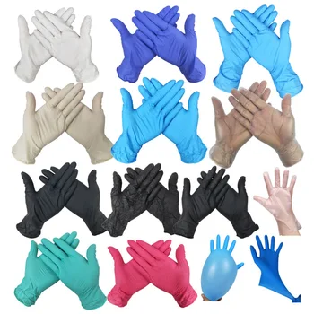 9 inch Powder Free Disposable Industrial Food Safety Gloves 3mm Nitrile Pvc Gloves 100pcs / box 
9 inch Powder Free Disposable Industrial Food Safety Gloves 3mm Nitrile Pvc Gloves 100pcs / box