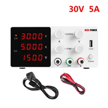 DC Lab Power Supply 30V 5A 60V 5A 120V 3A 4 Digits USB Adjustable Accurate Regulated Voltage Regulator Switching Bench Source
DC Lab Power Supply 30V 5A 60V 5A 120V 3A 4 Digits USB Adjustable Accurate Regulated Voltage Regulator Switching Bench Source