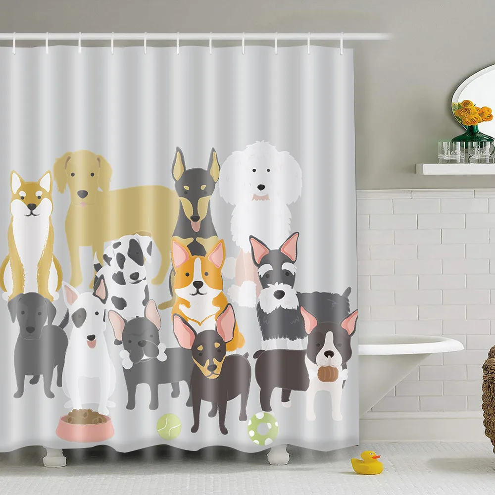 MTMETY Animals Party Pictures Shower Curtains for Bathroom High Quality Waterproof Bath Curtain Set Polyester Fabric Bath Decor
MTMETY Animals Party Pictures Shower Curtains for Bathroom High Quality Waterproof Bath Curtain Set Polyester Fabric Bath Decor