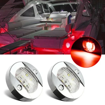2Pcs 3 Inch Round Red 6-LED Stern Lights Marine Boat Cabin Deck Courtesy Light Stern Transom Lights IP67 Waterproof Easy Use
2Pcs 3 Inch Round Red 6-LED Stern Lights Marine Boat Cabin Deck Courtesy Light Stern Transom Lights IP67 Waterproof Easy Use