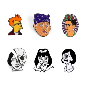 Character Enamel Pins GODDAMN Girl Comic Men Weird Skull Artist Women Cartoon Metal Brooch Lapel Pin Badge Fashion Punk Jewelry
Character Enamel Pins GODDAMN Girl Comic Men Weird Skull Artist Women Cartoon Metal Brooch Lapel Pin Badge Fashion Punk Jewelry