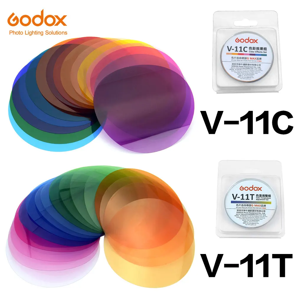 Godox V-11C V11C or V-11T V11T Color Filters for AK-R16 or AK-R1 Compatible Godox V1 Series Speedlite Flash
Godox V-11C V11C or V-11T V11T Color Filters for AK-R16 or AK-R1 Compatible Godox V1 Series Speedlite Flash
