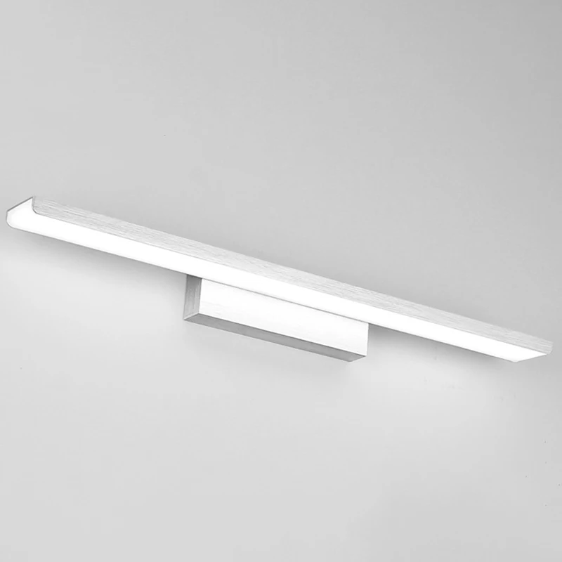 16W Bathroom Mirror Headlights LED Bathroom Acrylic Moisture-Proof Lamp Simple Bathroom Aluminum Mirror Lighting 
16W Bathroom Mirror Headlights LED Bathroom Acrylic Moisture-Proof Lamp Simple Bathroom Aluminum Mirror Lighting