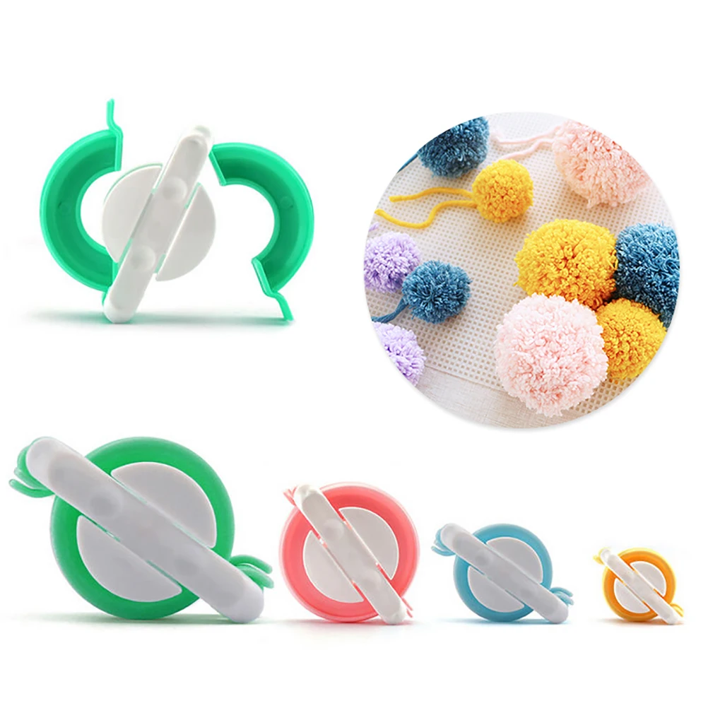 4pcs/set Weave Tool Pompon Braider Knitting Wool Ball Making Machine Pompon Maker Hairy Device Sewing Accessories
4pcs/set Weave Tool Pompon Braider Knitting Wool Ball Making Machine Pompon Maker Hairy Device Sewing Accessories