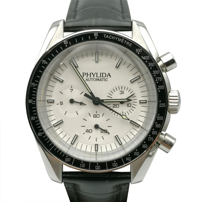 40mm Men's Watch White Dial With Date Automatic Movement Wristwatch Solid Stainless Steel Leather Strap Nologo
40mm Men's Watch White Dial With Date Automatic Movement Wristwatch Solid Stainless Steel Leather Strap Nologo