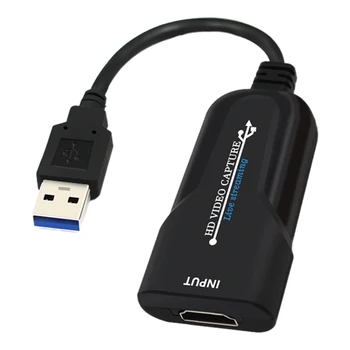 Mini Video Capture Card USB 2.0 to HDMI Video Grabber Record Box for PS4 Game DVD Camcorder HD Camera Live Streaming
Mini Video Capture Card USB 2.0 to HDMI Video Grabber Record Box for PS4 Game DVD Camcorder HD Camera Live Streaming