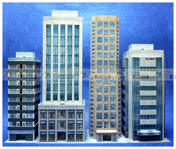 1:150 1:100 Japanese Architectural Scene 07 Commercial High-rise Paper Model Railway Sand Table 3D Paper Model Children Toys
1:150 1:100 Japanese Architectural Scene 07 Commercial High-rise Paper Model Railway Sand Table 3D Paper Model Children Toys