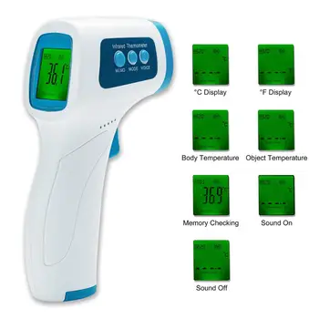 Non-Contact Infrared Forehead LCD Digital for Baby Adult with Memory Function Color Alarm Sound Setting
Non-Contact Infrared Forehead LCD Digital for Baby Adult with Memory Function Color Alarm Sound Setting