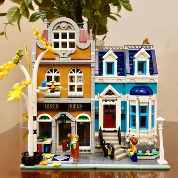 IN STOCK Bookshop with light 10201 2524Pcs Creator City Street View Model Building Kits Blocks Bricks Toys Children Gift 10270
IN STOCK Bookshop with light 10201 2524Pcs Creator City Street View Model Building Kits Blocks Bricks Toys Children Gift 10270