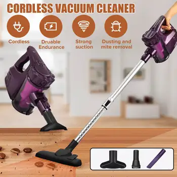 Cordless Mute Upright Handheld Stick Vacuum Cleaner 8000Pa Suction Brush Tool Lithium Battery Charging vaccum cleaner
Cordless Mute Upright Handheld Stick Vacuum Cleaner 8000Pa Suction Brush Tool Lithium Battery Charging vaccum cleaner