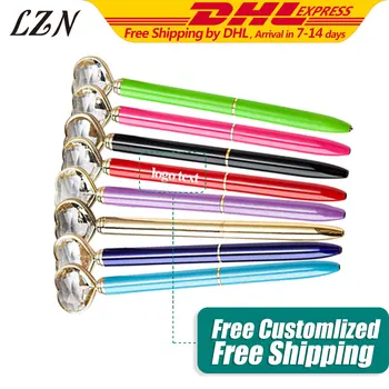 LZN Heart shape Large Diamond Metal Pen Kawaii Crystal Ballpoint Pen Free Laser Engrave Logo/Text/Contacts/Website for Promotion
LZN Heart shape Large Diamond Metal Pen Kawaii Crystal Ballpoint Pen Free Laser Engrave Logo/Text/Contacts/Website for Promotion