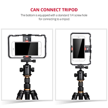 Video Camera Cage Stabilizer Film Making Rig for Cell Phone Handheld Bracket JHP-Best
Video Camera Cage Stabilizer Film Making Rig for Cell Phone Handheld Bracket JHP-Best