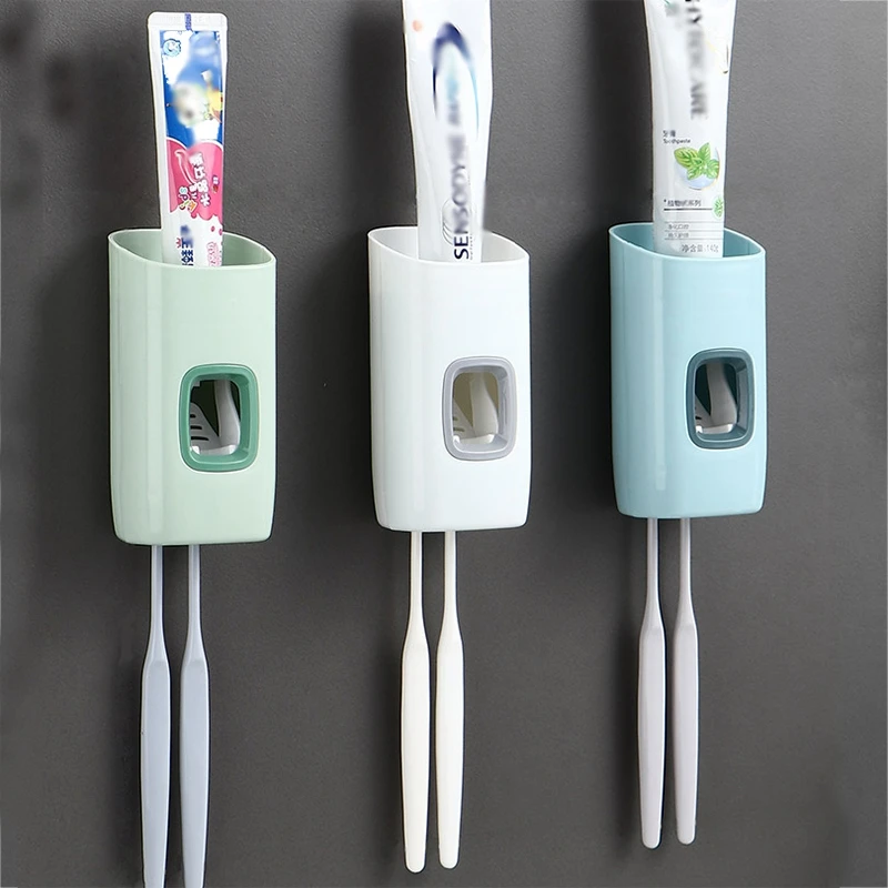 Wall Mounted Automatic Toothpaste Dispenser Dust-Proof Toothbrush Holder Wheat Straw Toothpaste Squeezer Bathroom Storage Tool
Wall Mounted Automatic Toothpaste Dispenser Dust-Proof Toothbrush Holder Wheat Straw Toothpaste Squeezer Bathroom Storage Tool