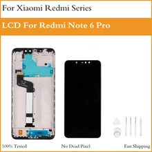 Ensemble écran tactile LCD de remplacement, pour Xiaomi Redmi Note 6 Pro=